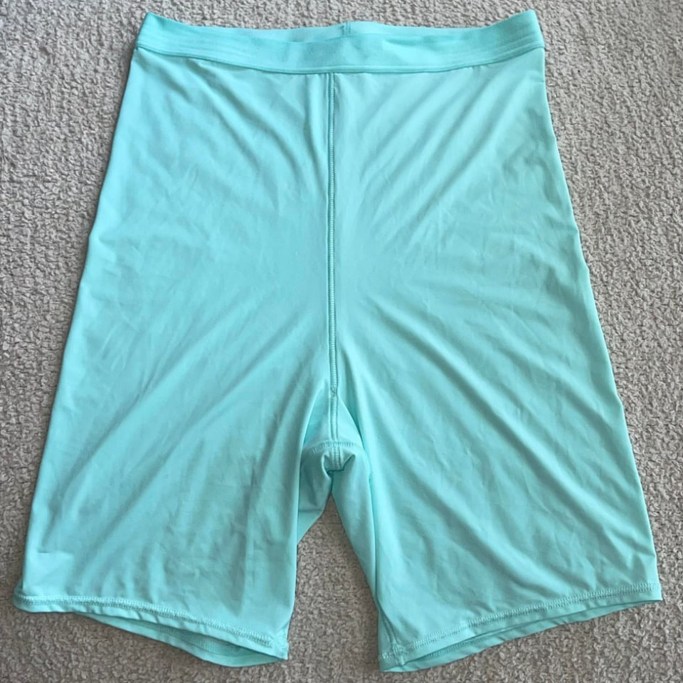 Light Blue Biker Shorts Aerie