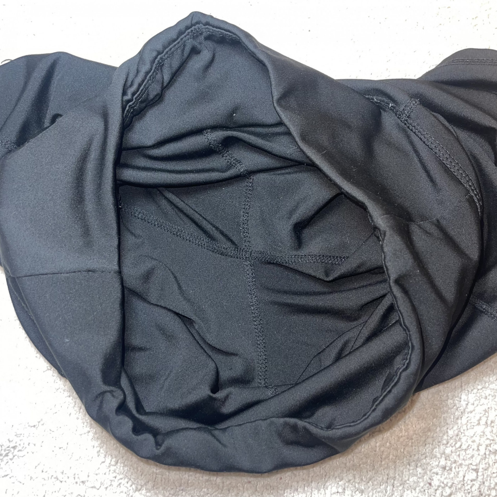 Black Biker Short w Pockets