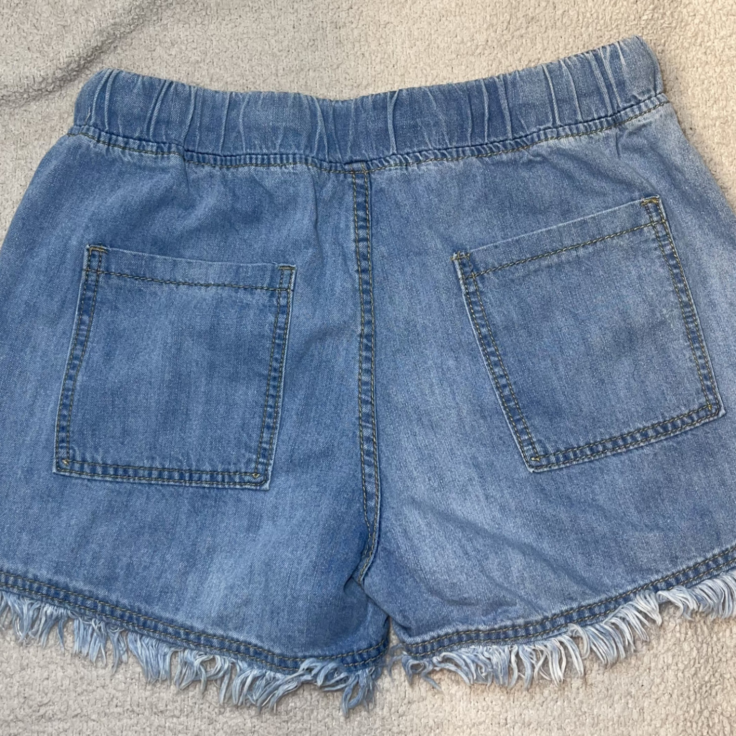 Fray Jean Shorts