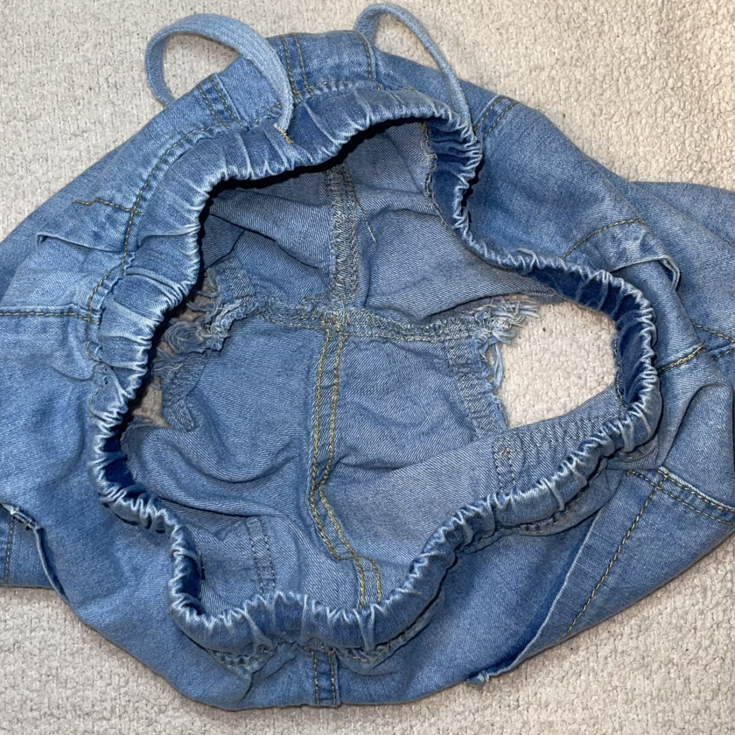 Fray Jean Shorts