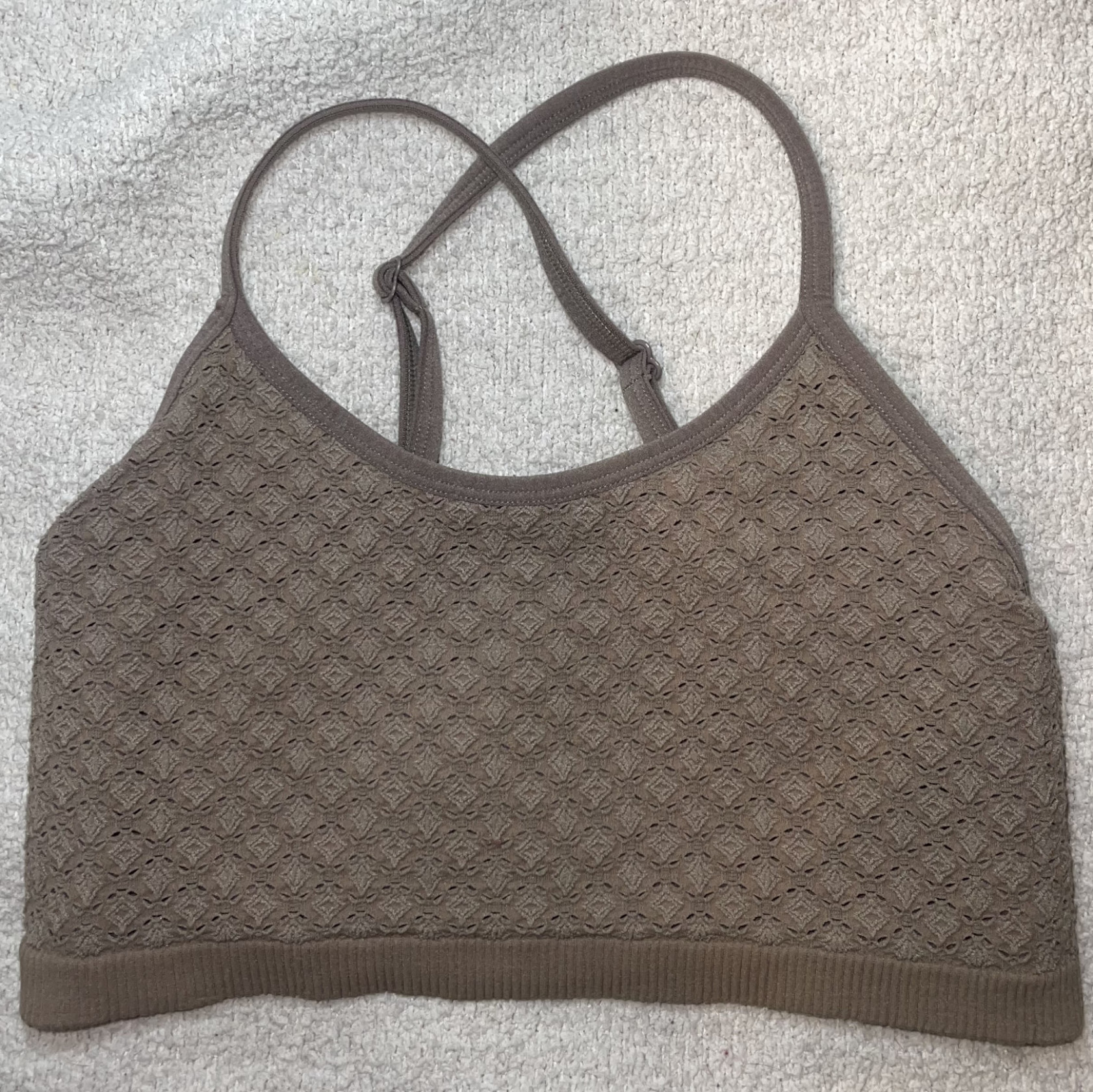 Brown Sports Bra or Top