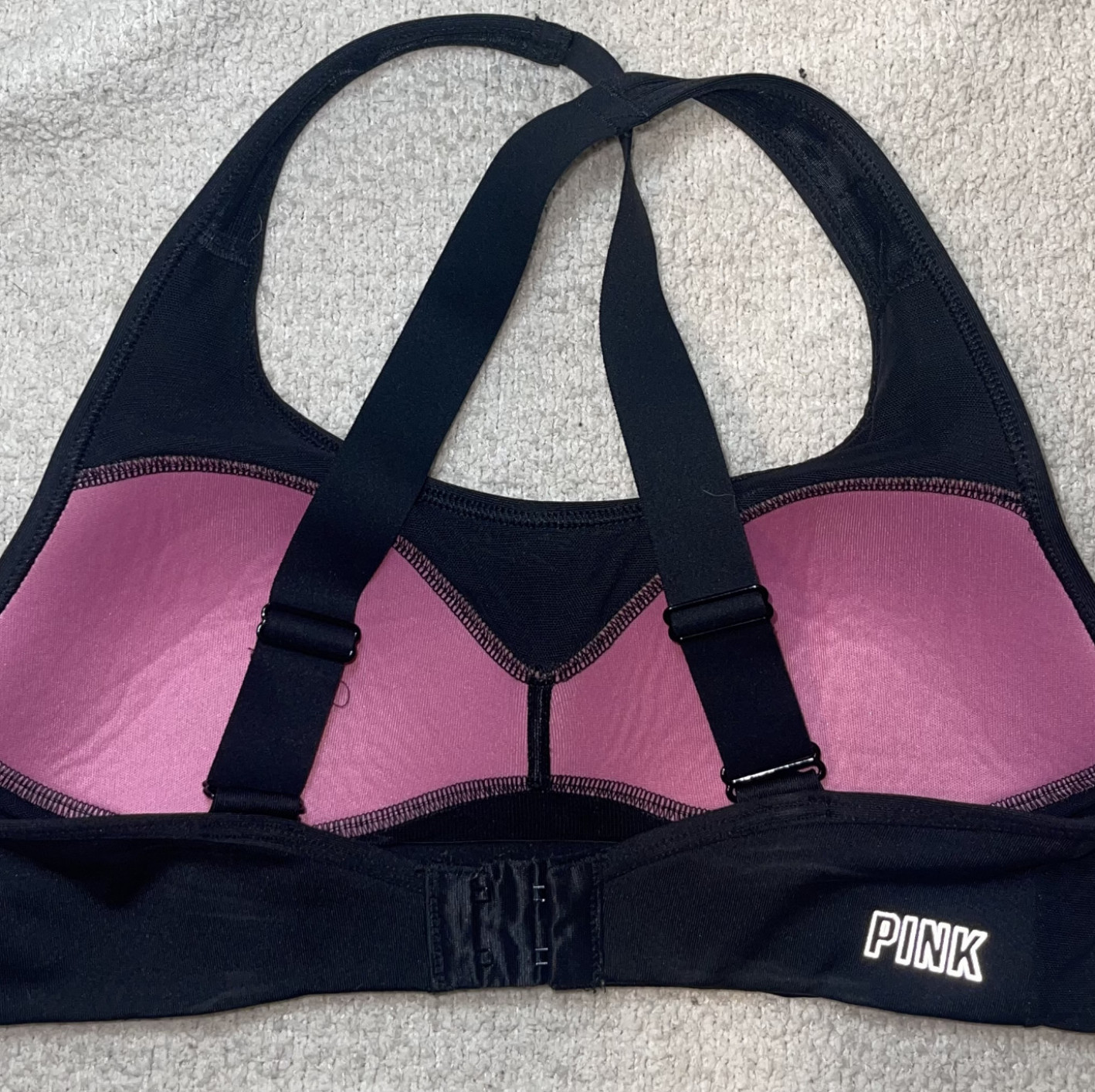 VS PINK Black Sports Bra