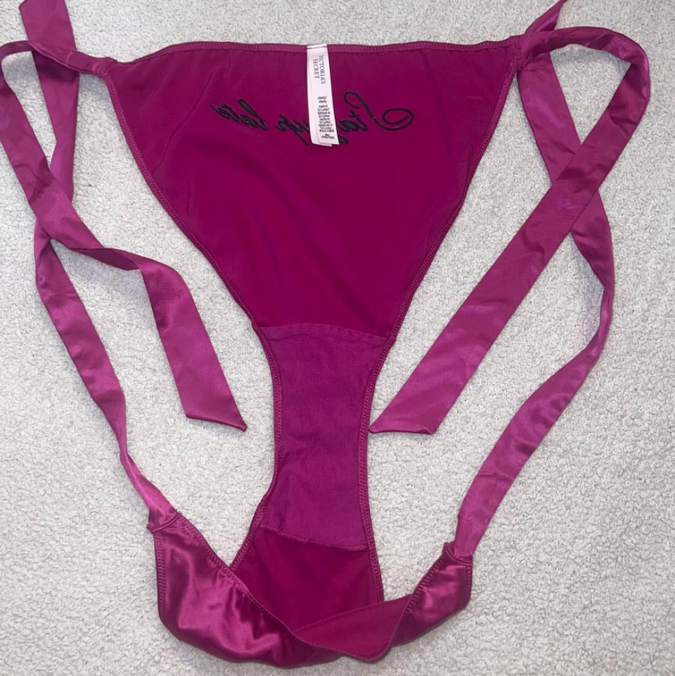 Mag Satin Side Tie Panty