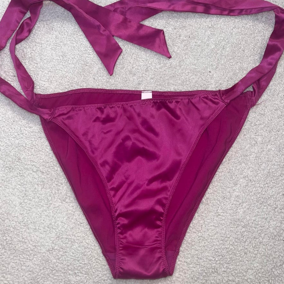 Mag Satin Side Tie Panty