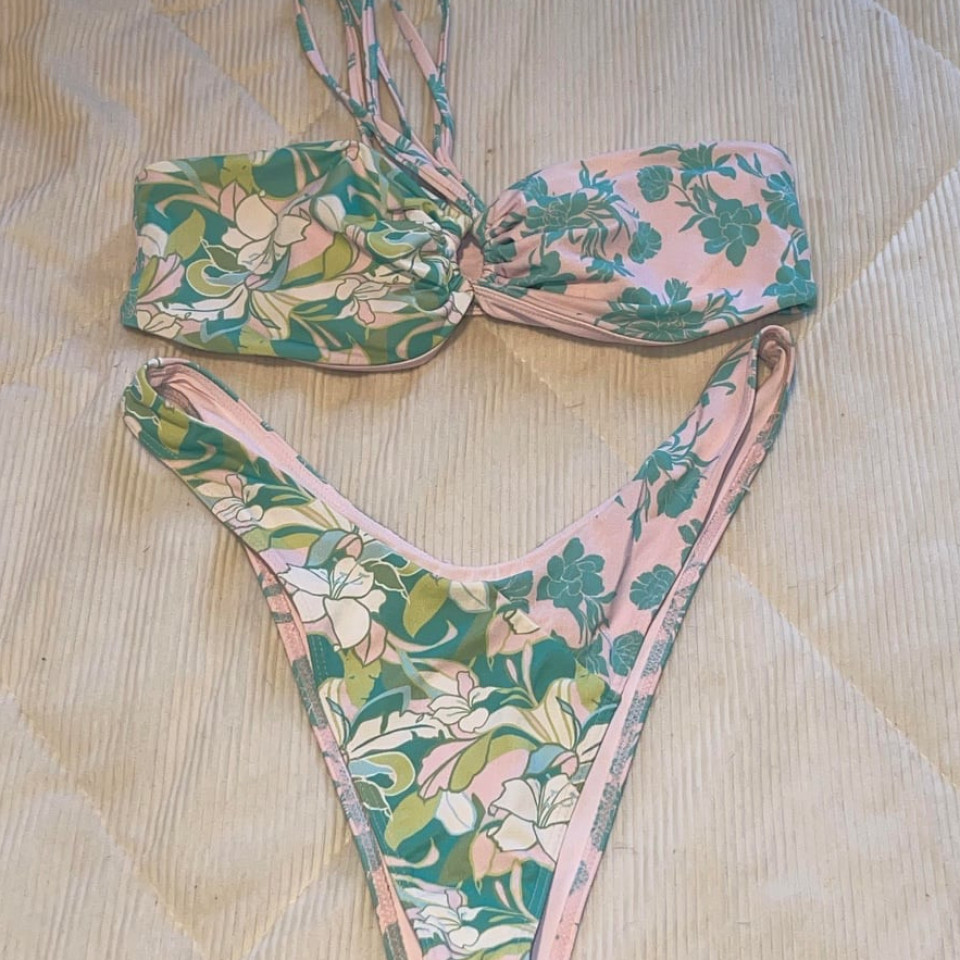 Pink Green Forever 21 Suit Set