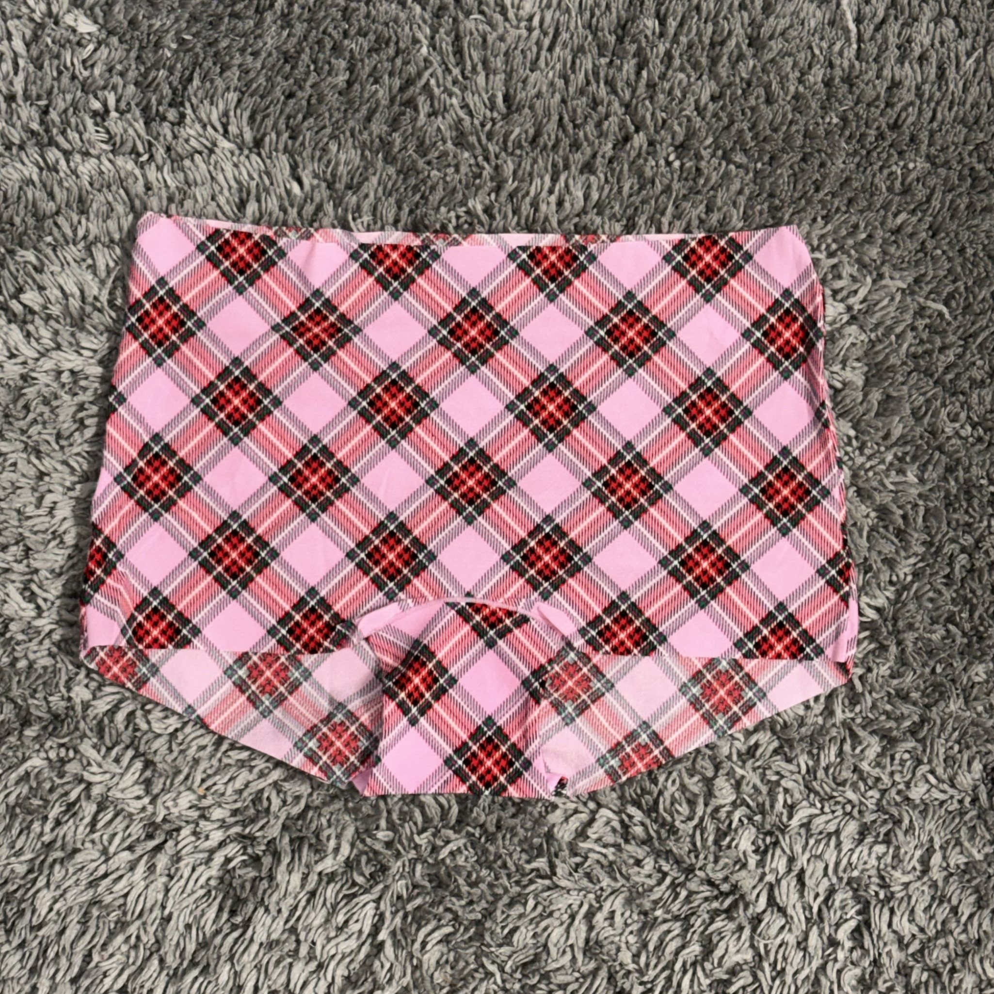 Pink Plaid Seamless Hip Hugger