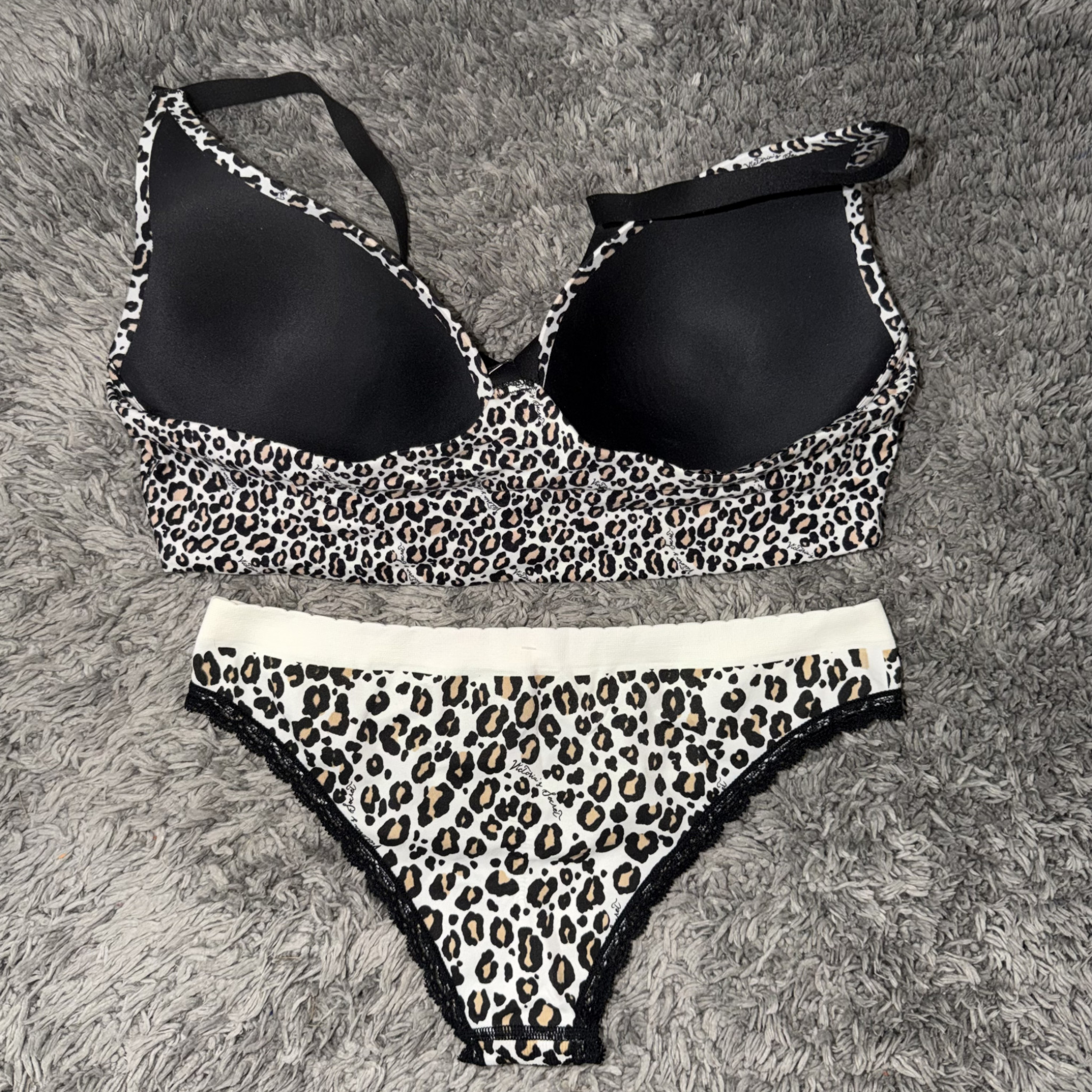 Leopard Bra w Panty Set