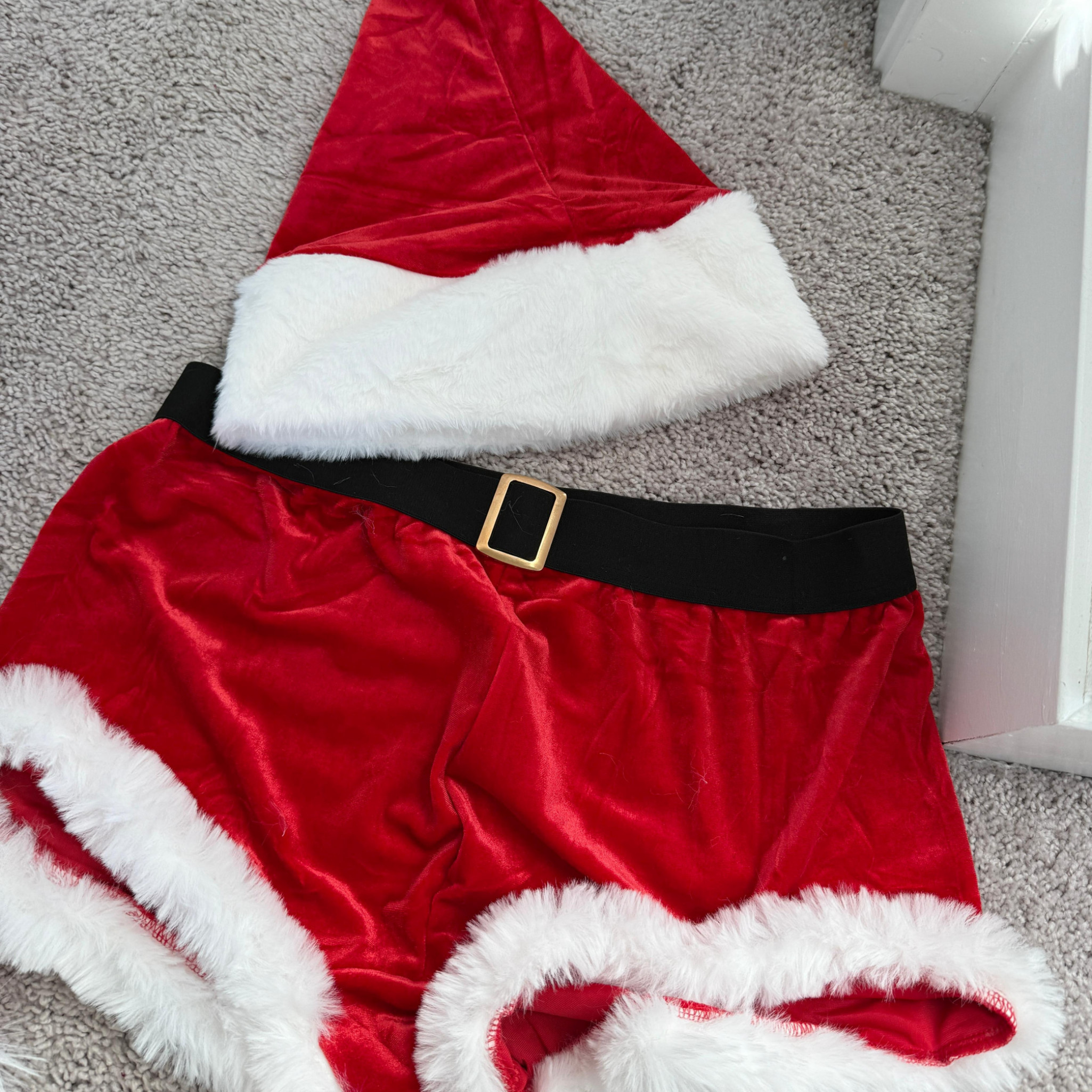 Christmas costume used for content