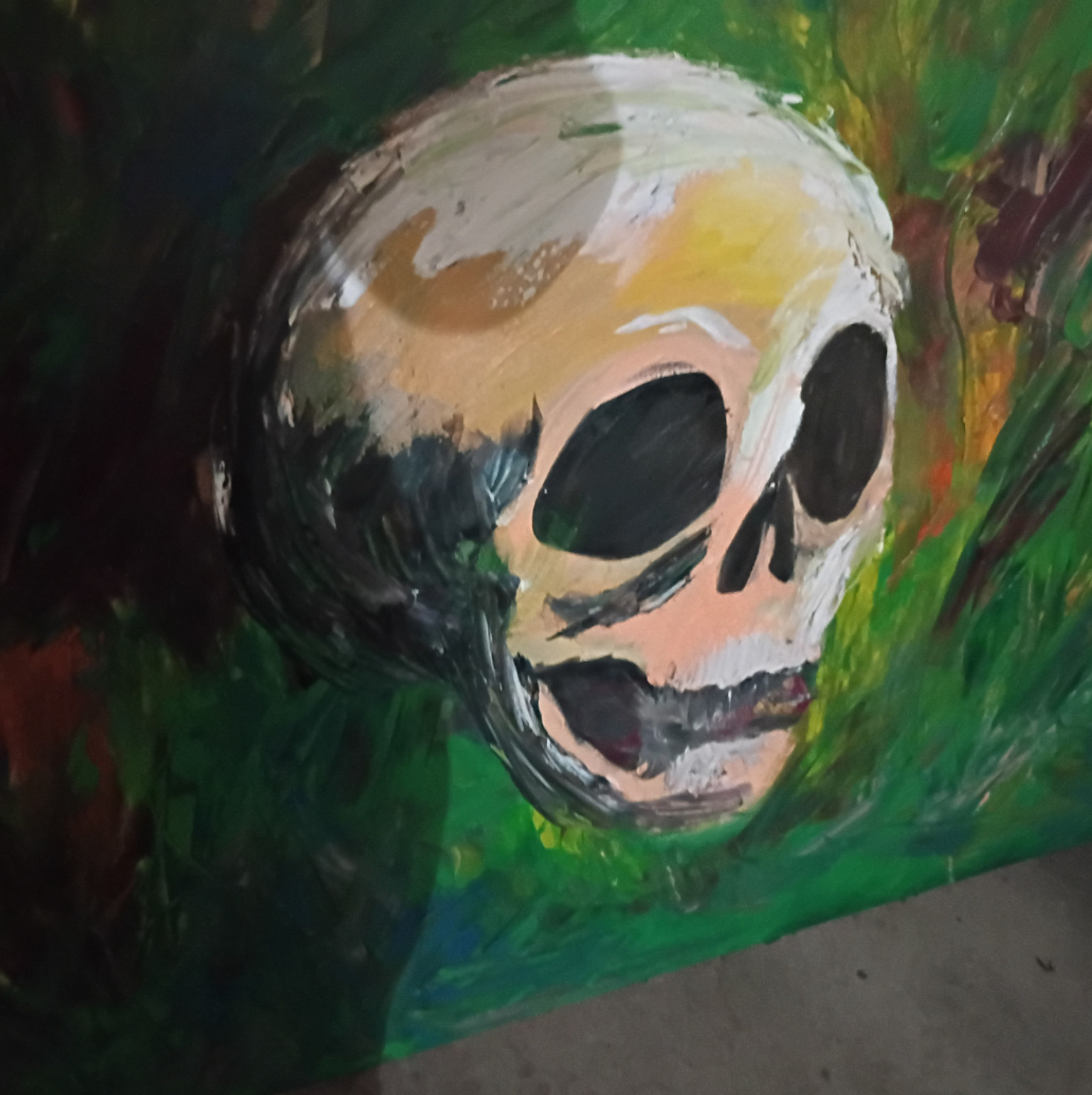 Skull Painting Oil