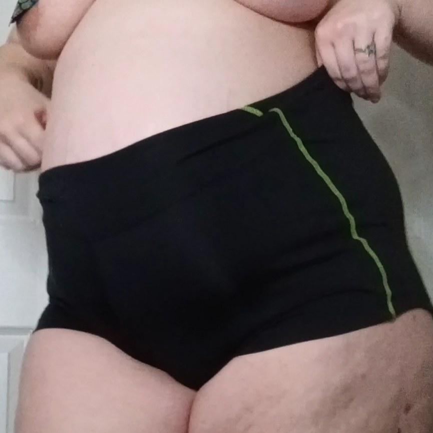 Black and Green Booty Shorts