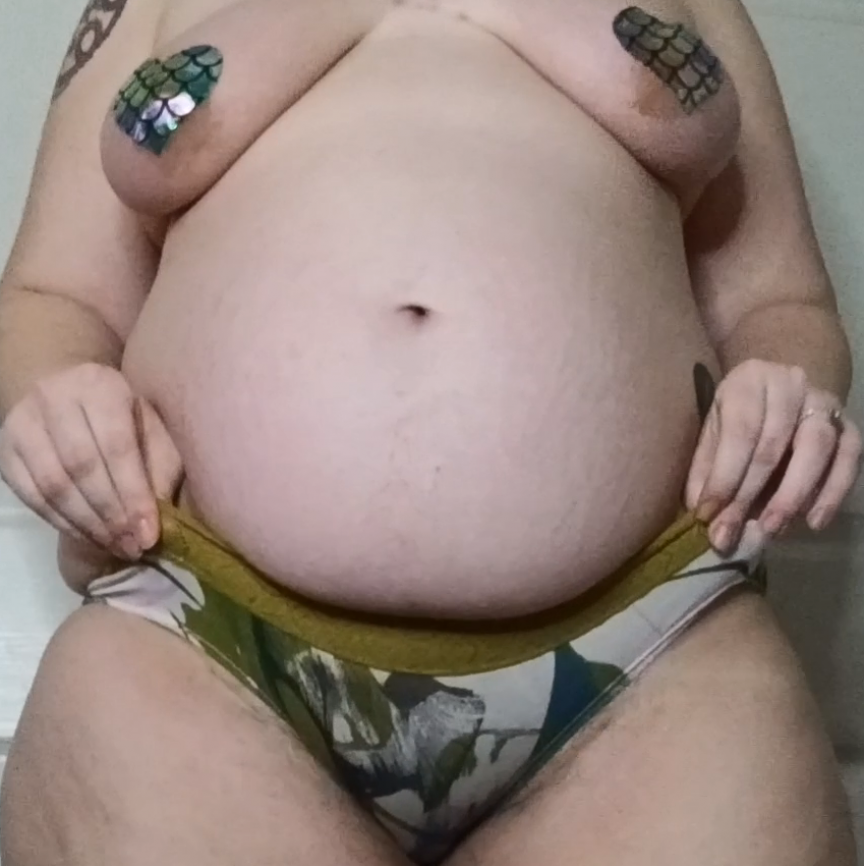 Green Floral Panties