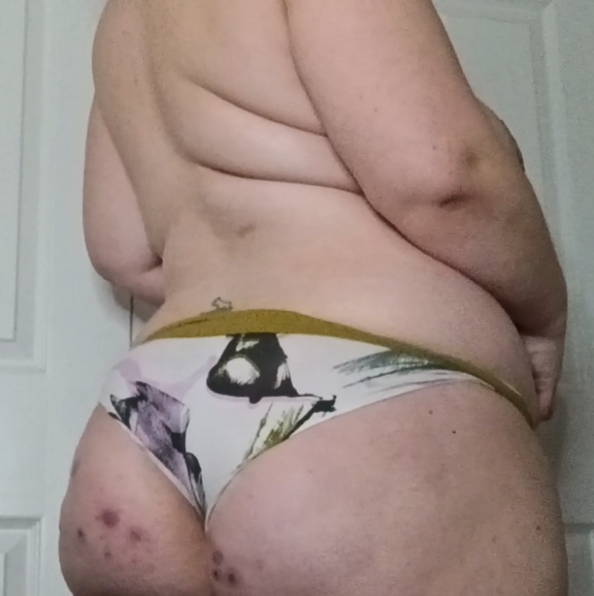 Green Floral Panties