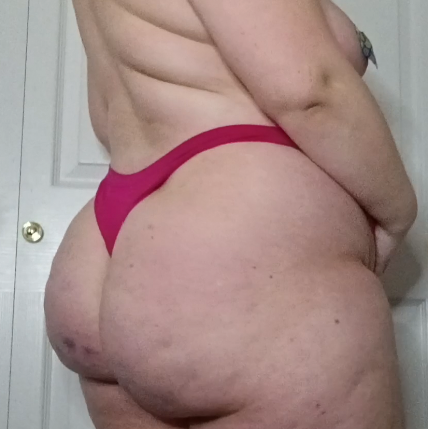 Pink Thong With Rainbow