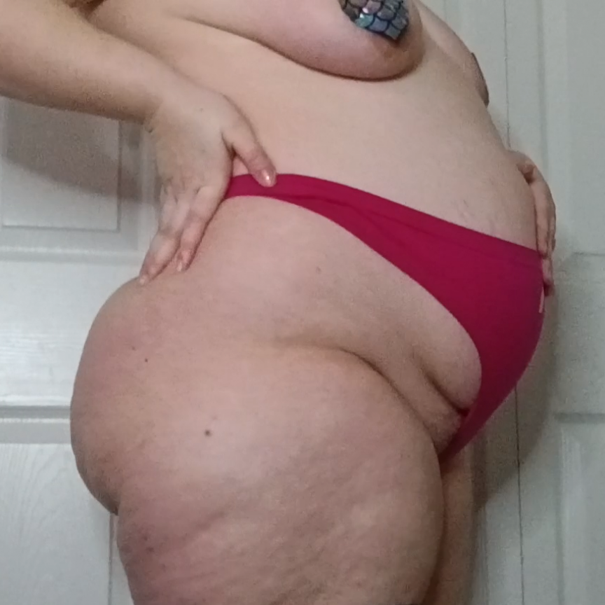 Pink Thong With Rainbow