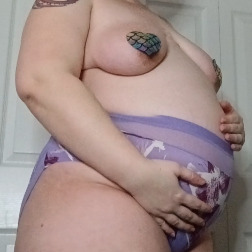 Purple Floral Panties