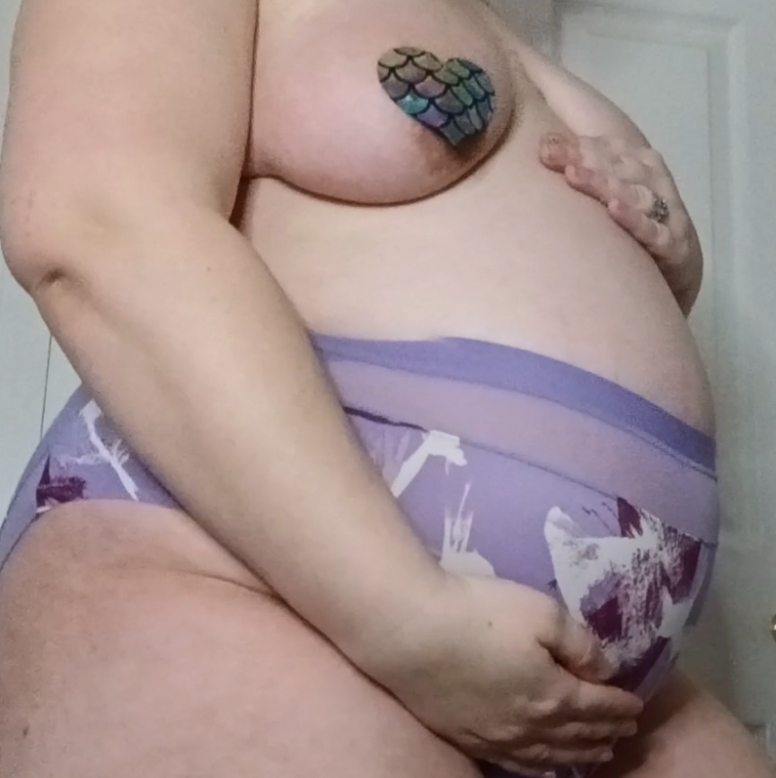 Purple Floral Panties