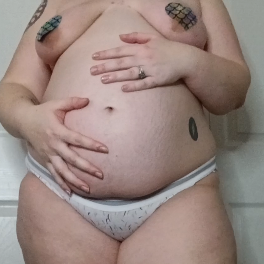 White Speckled Cotton Panties