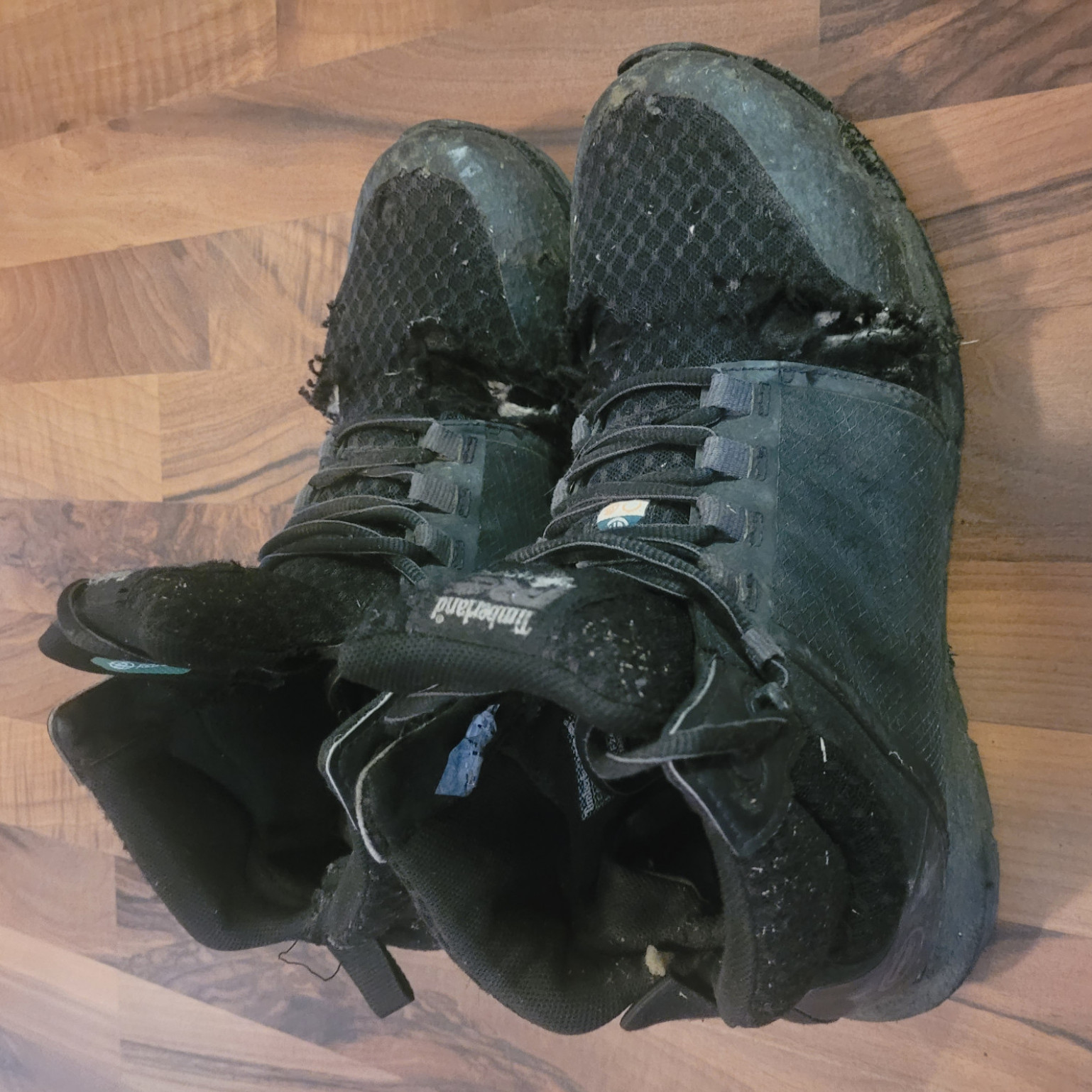 Black work boots
