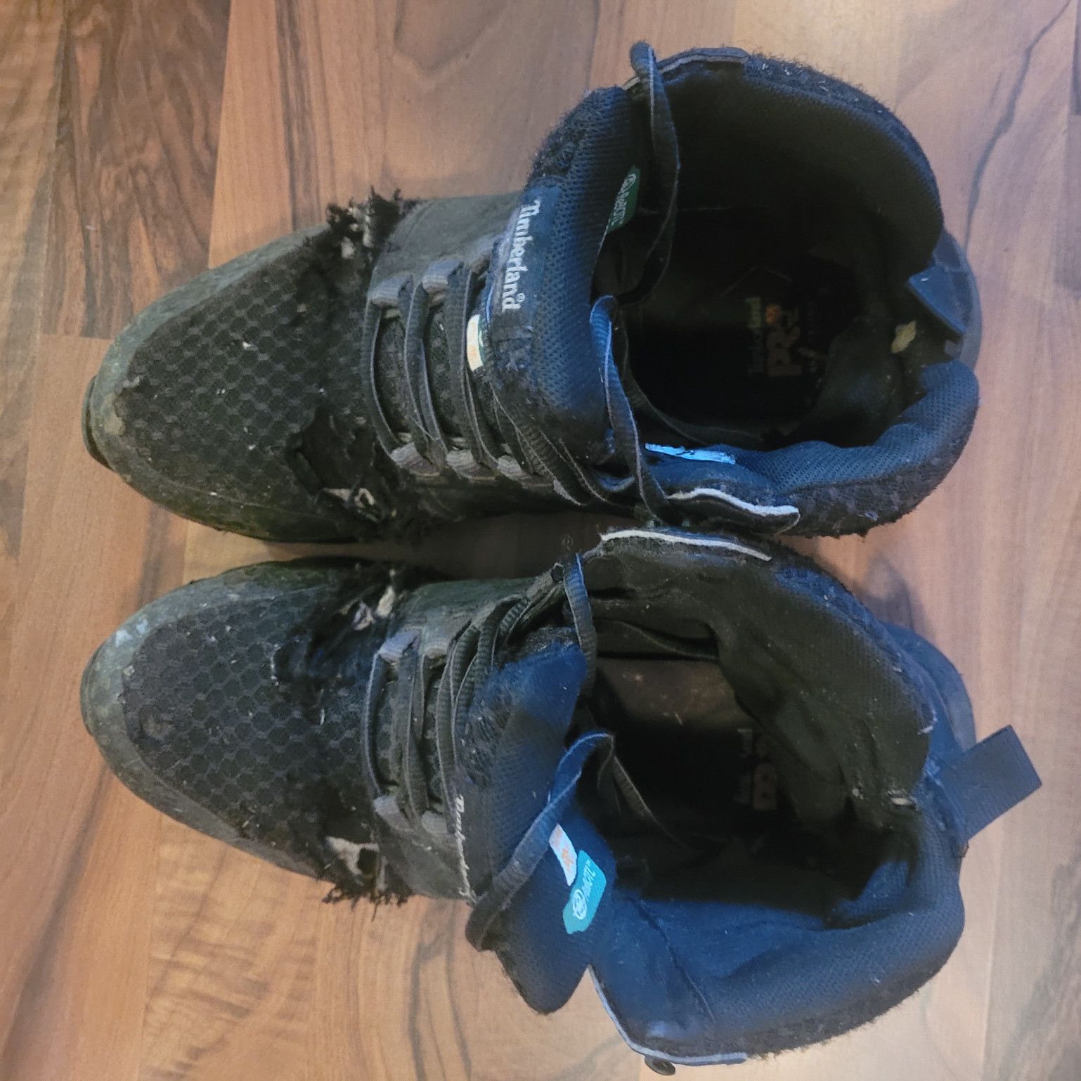 Black work boots