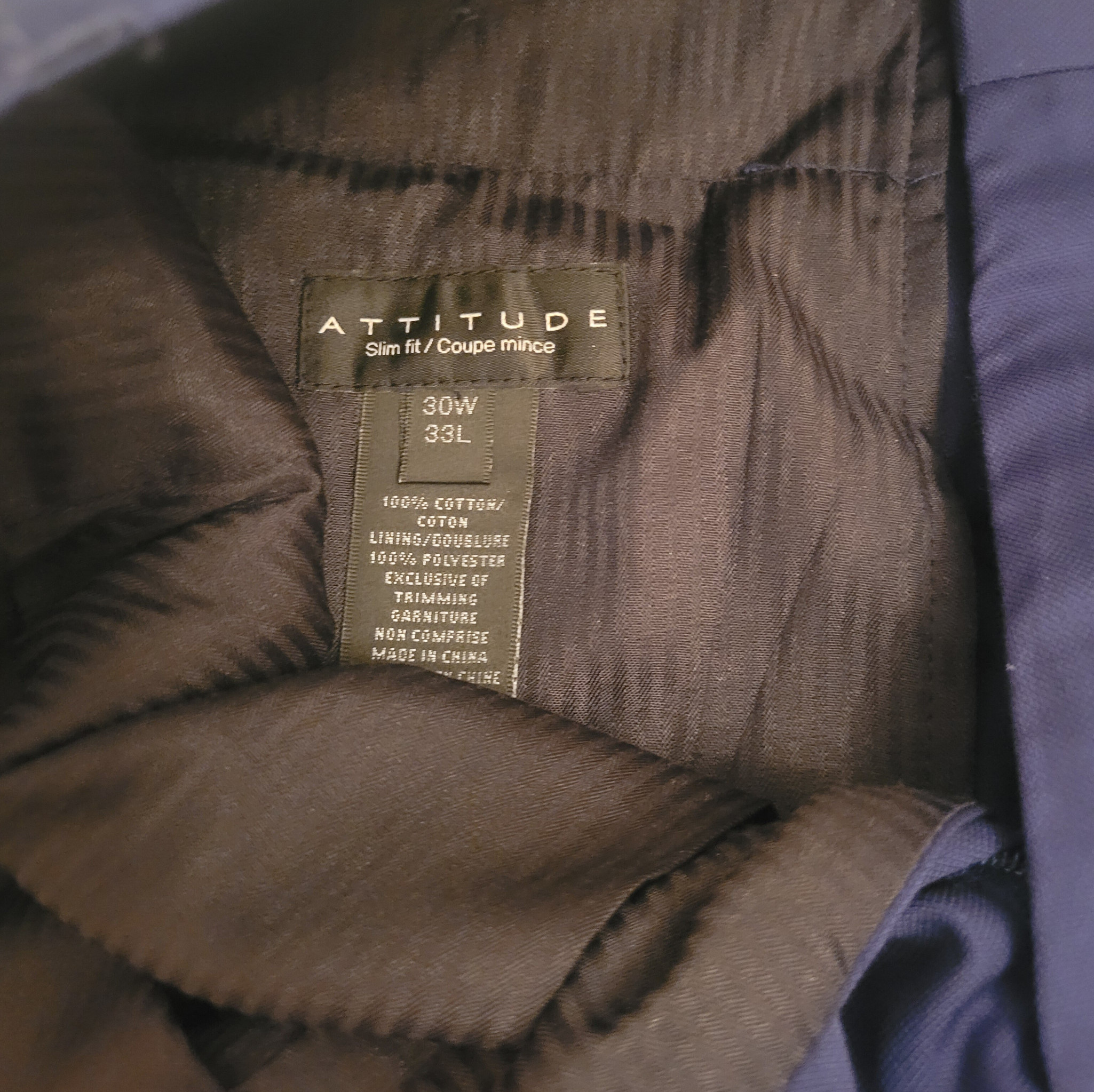 Old blue Pants 30W 33L