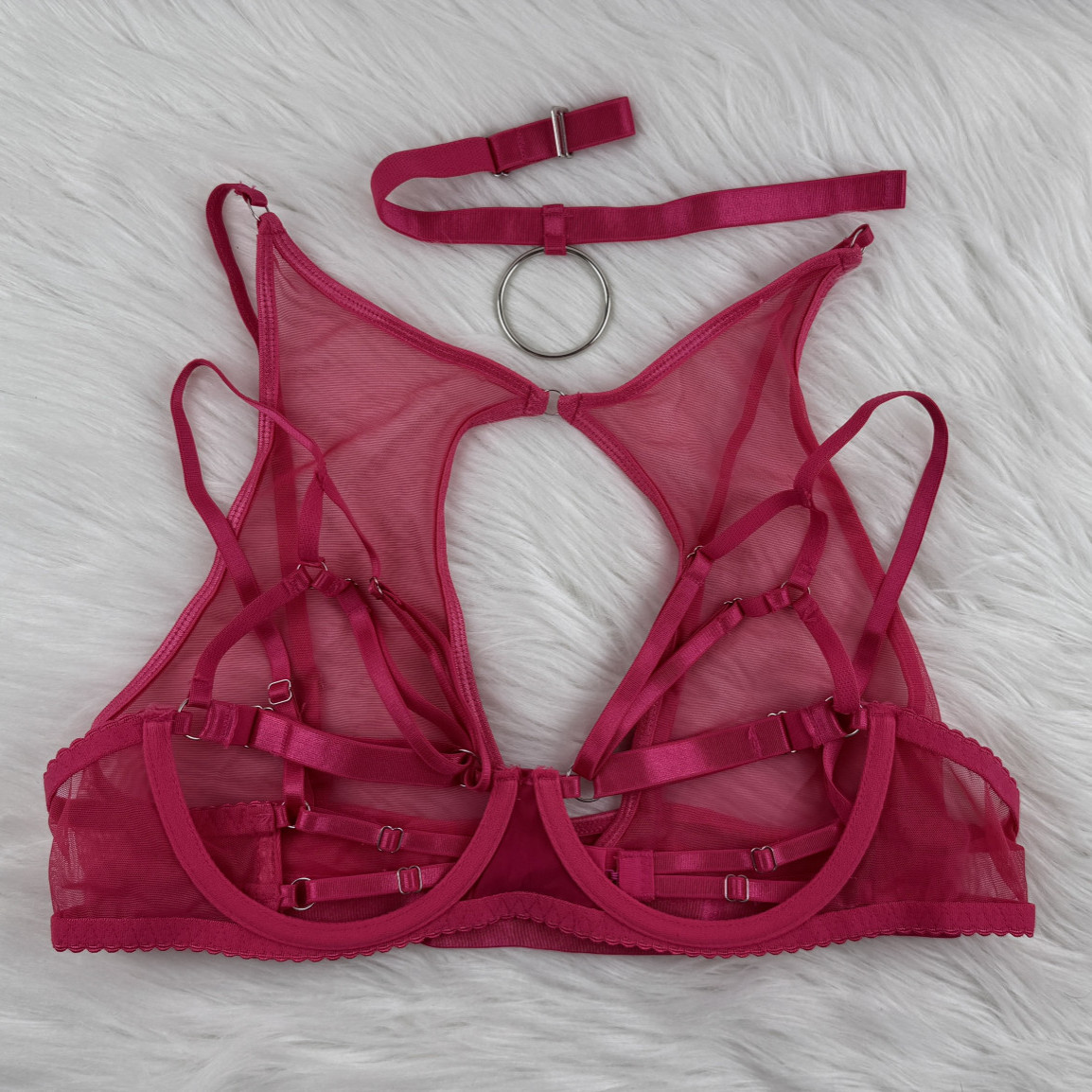 Neon Pink Set with Skirt