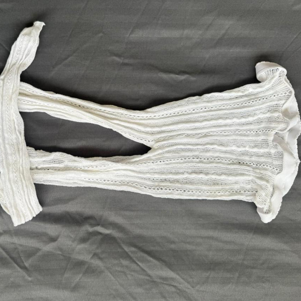 White Fishnet Tights