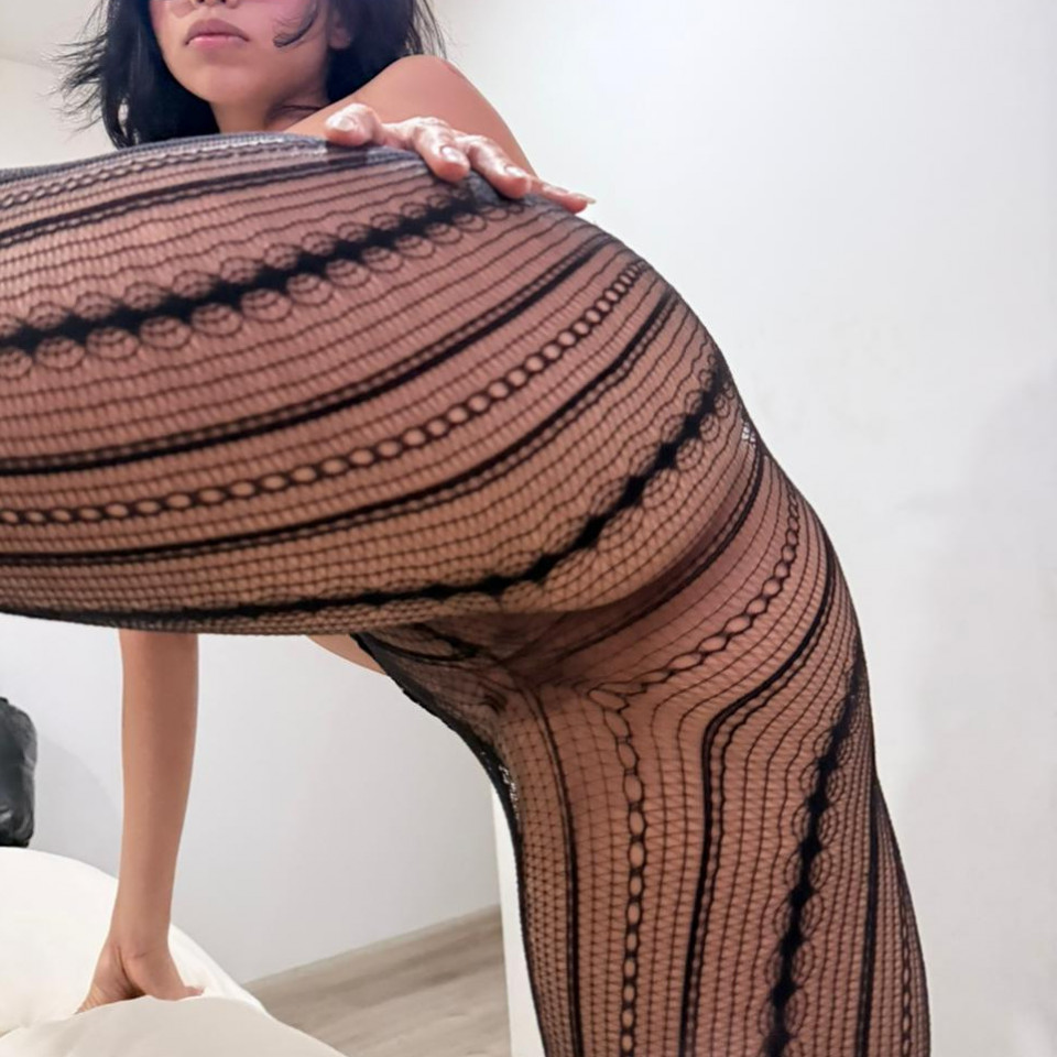 Black Lace Pantyhose