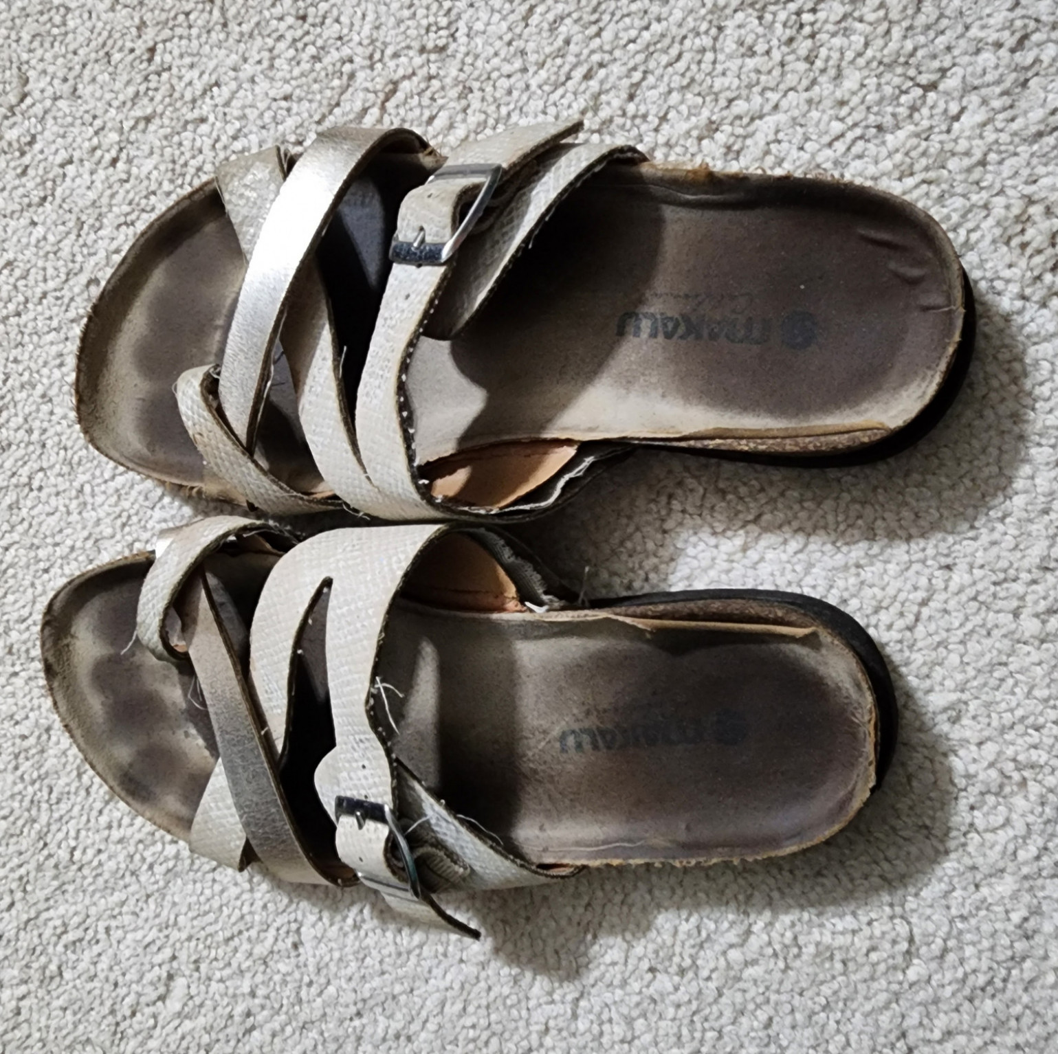 Cross over Birkenstocks sandals!