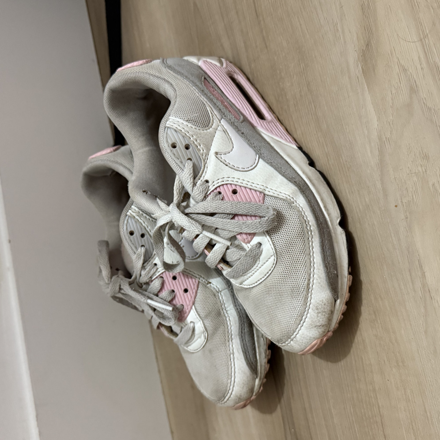 Pink and gray Nike Air Max Sneakers
