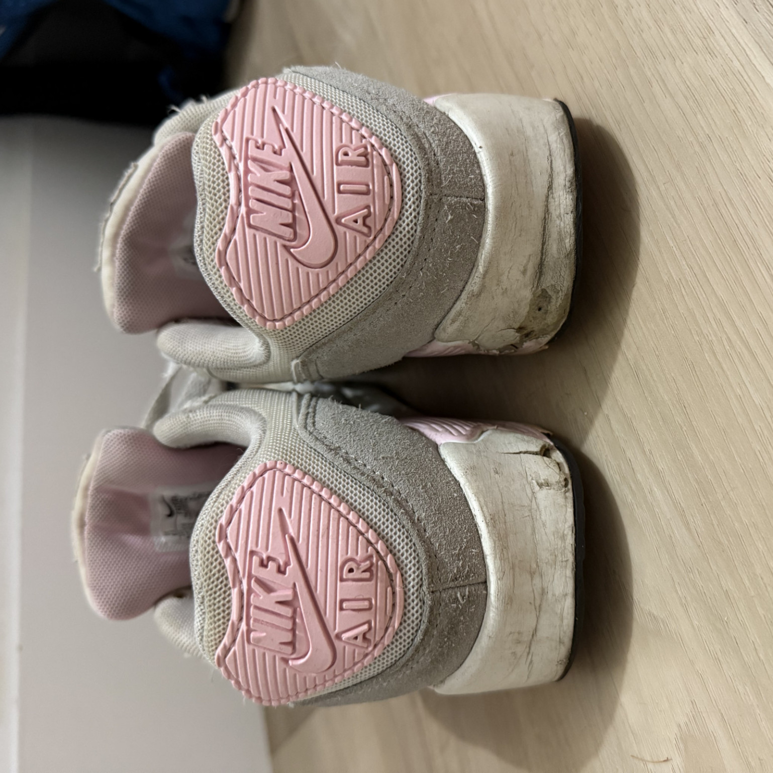 Pink and gray Nike Air Max Sneakers