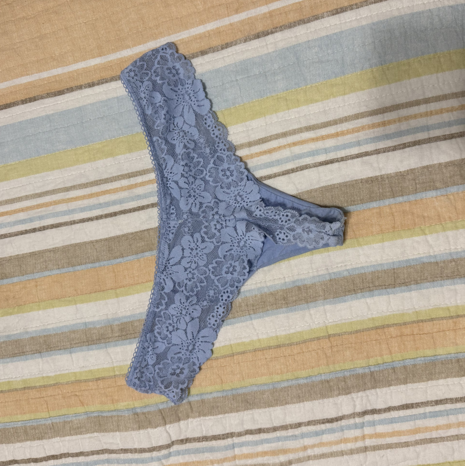 Light blue lace Victoria secret thong