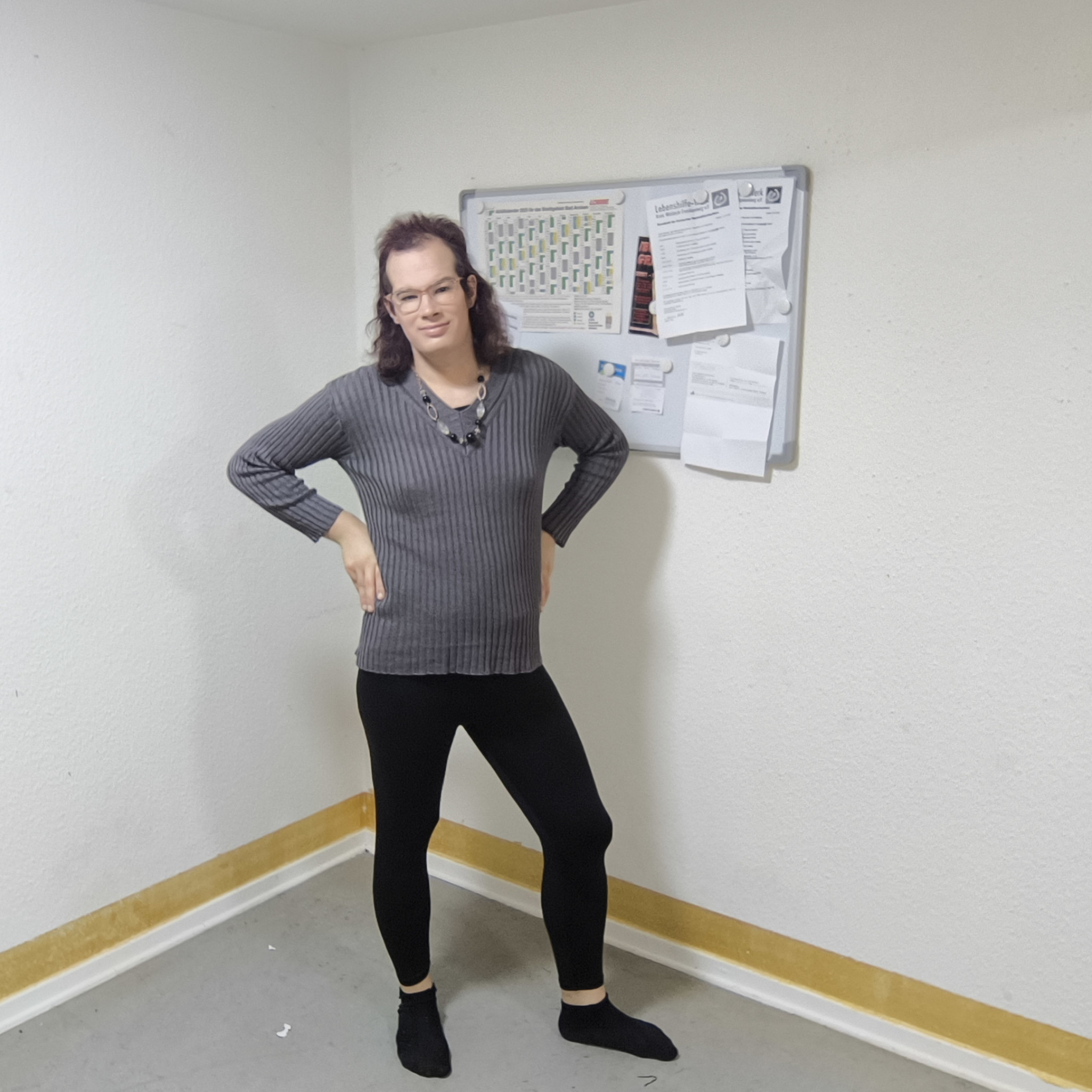 Ich in Alltagskleidung