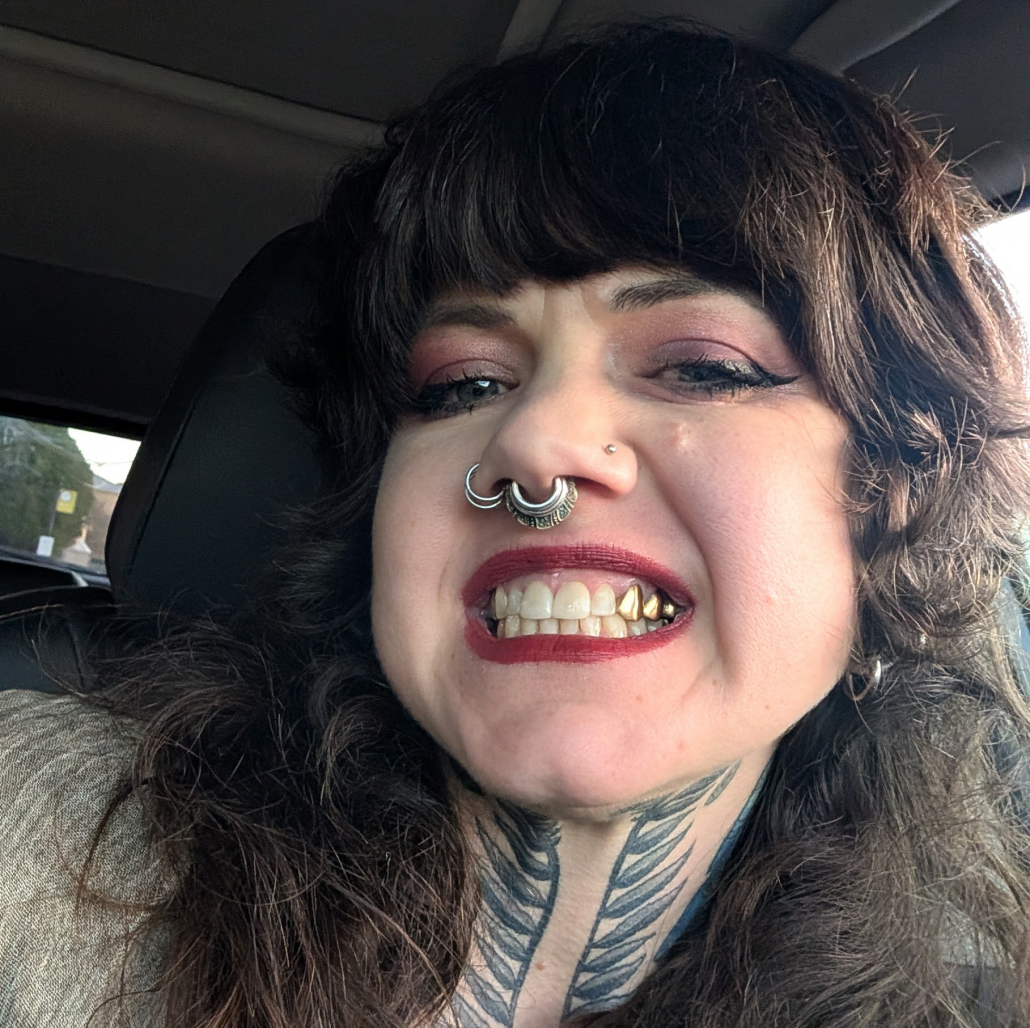 Selfies in weird places