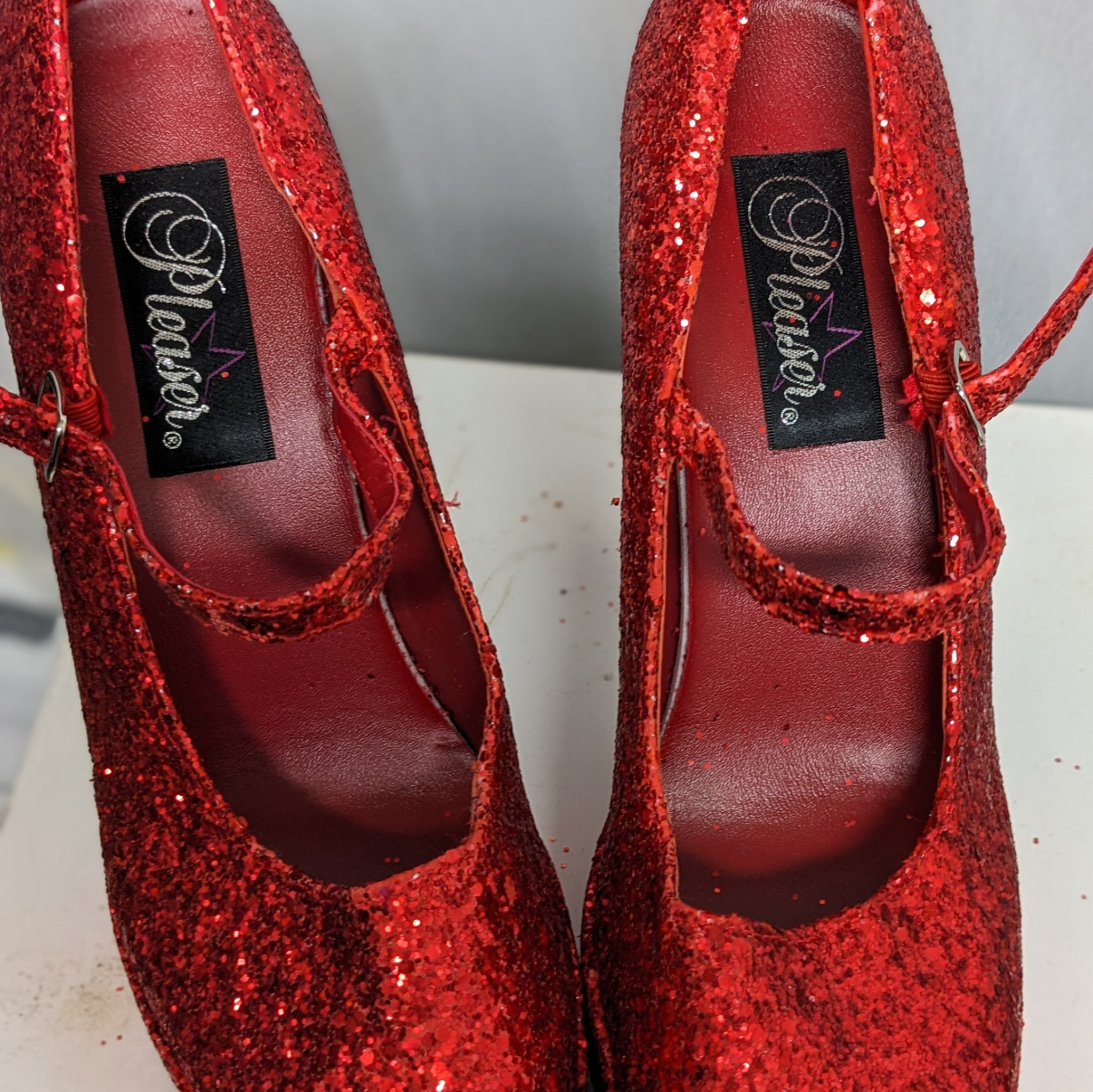 Pleaser Maryjane red