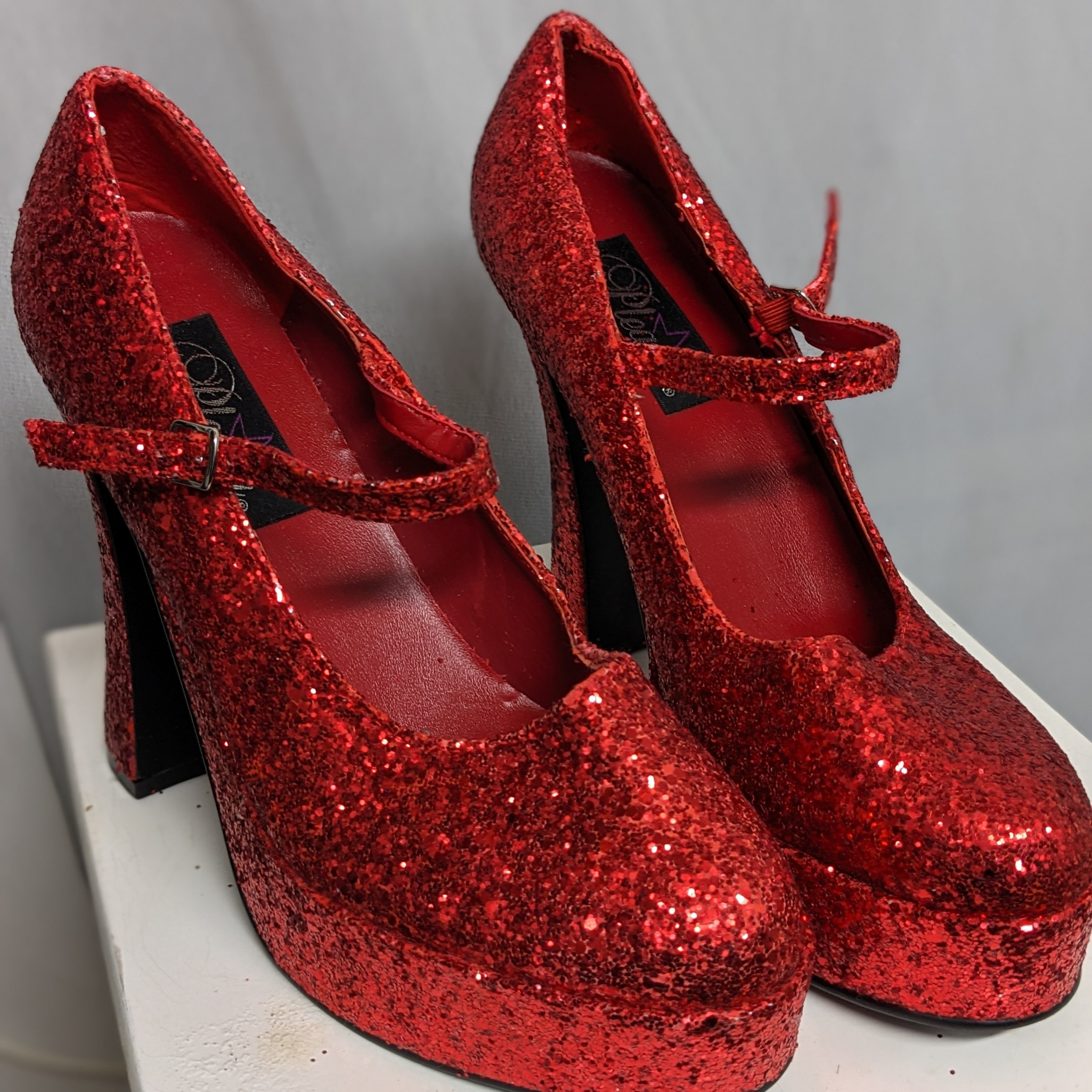 Pleaser Maryjane red