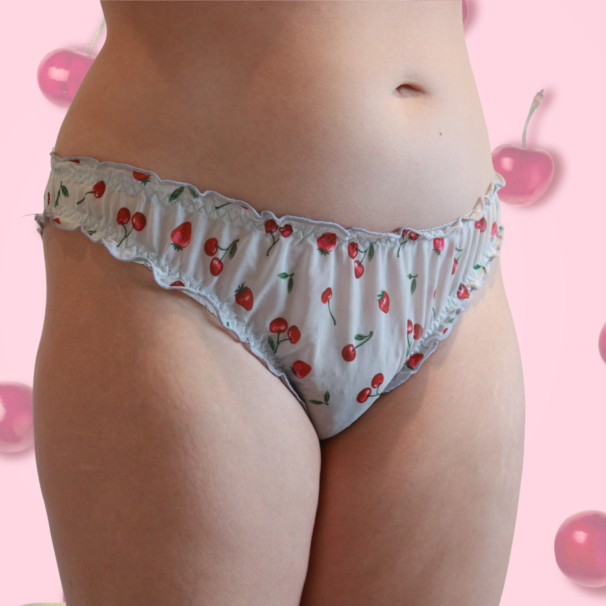 Cherry Mesh Cute as FUCK Panties