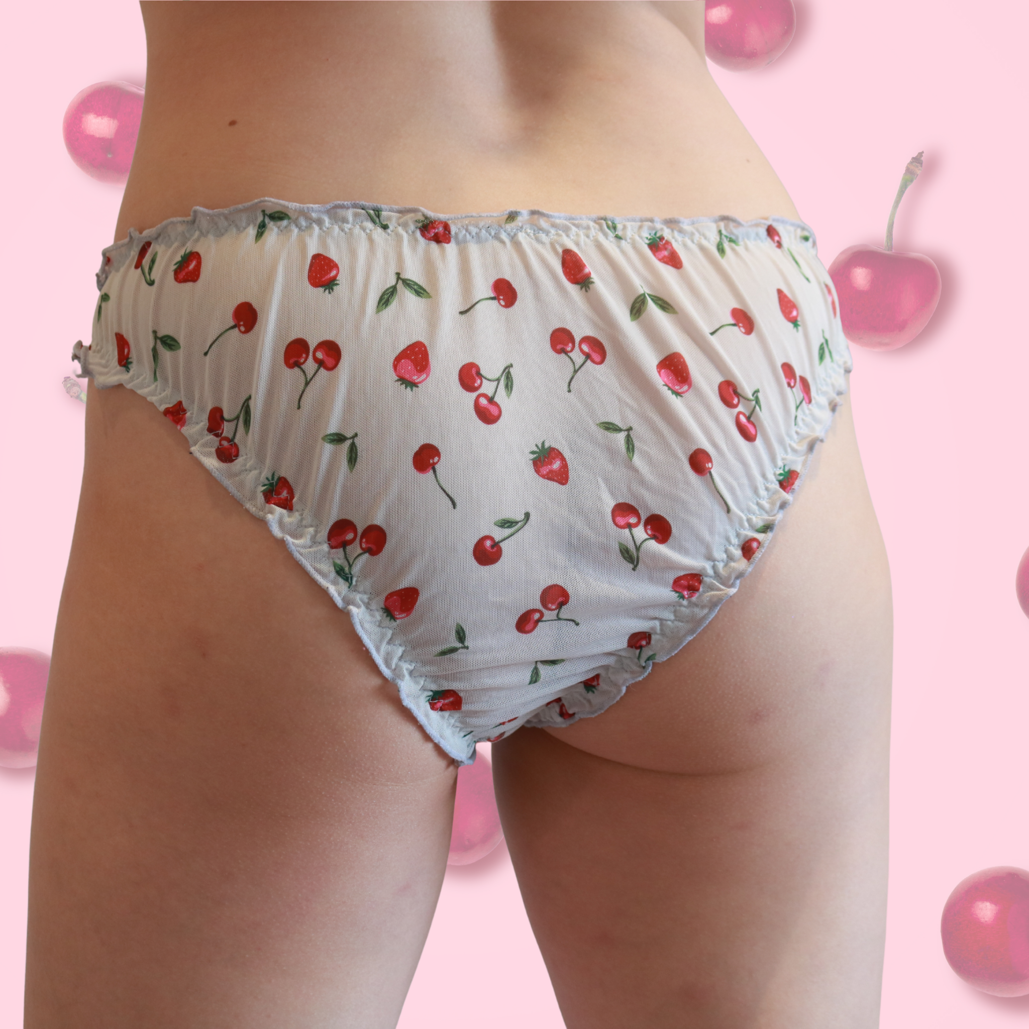 Cherry Mesh Cute as FUCK Panties