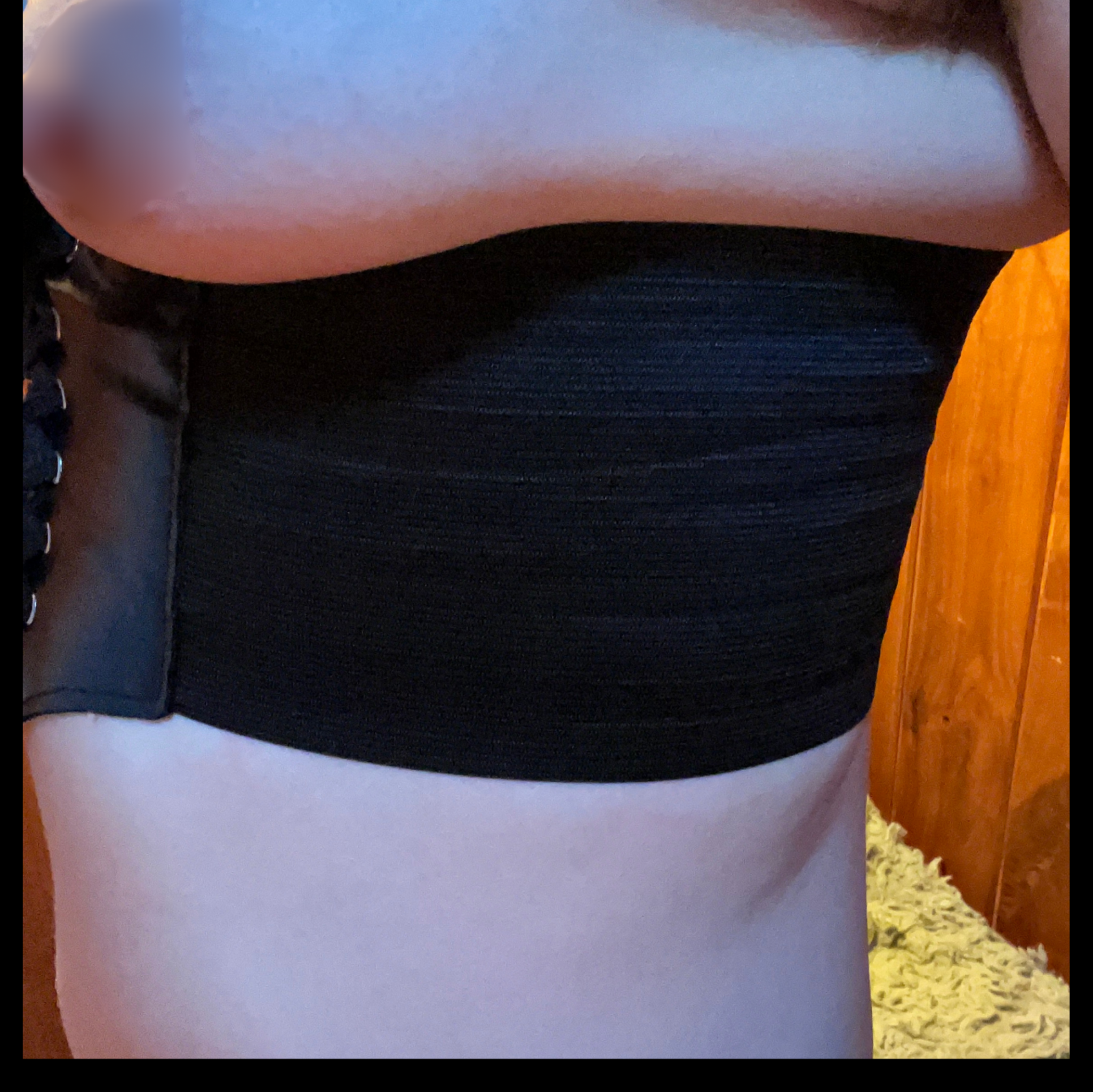 Well Worn Sexy Black Corset