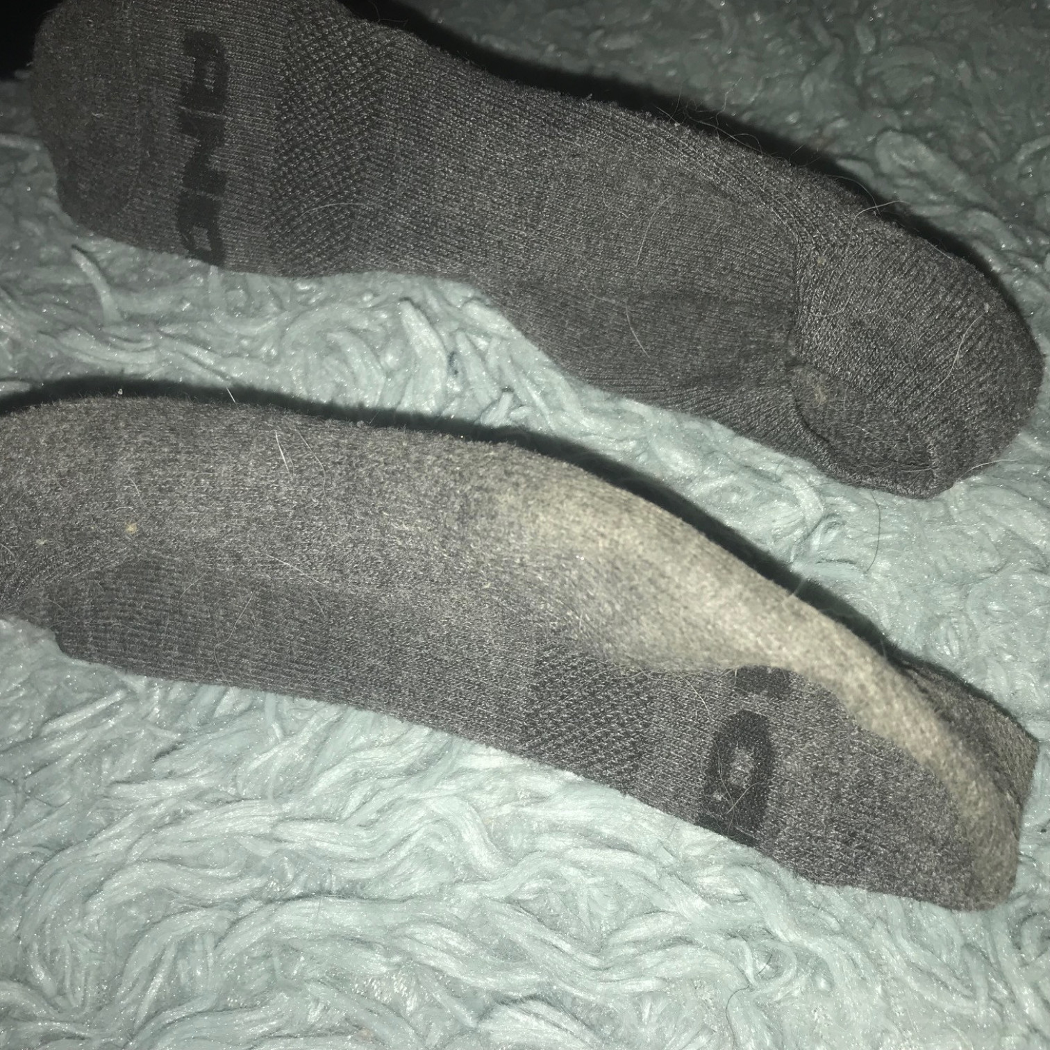 4 Day Old Socks with Handwritten Initials