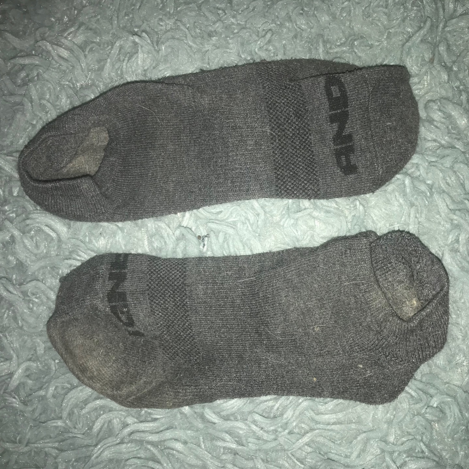 4 Day Old Socks with Handwritten Initials