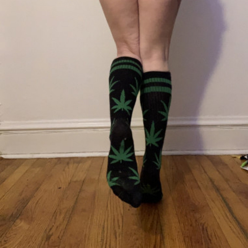 Marijuana Knee Socks