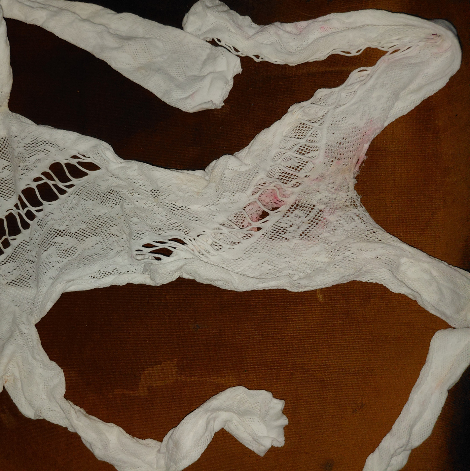 A beautiful white fullbody mesh bodysuit