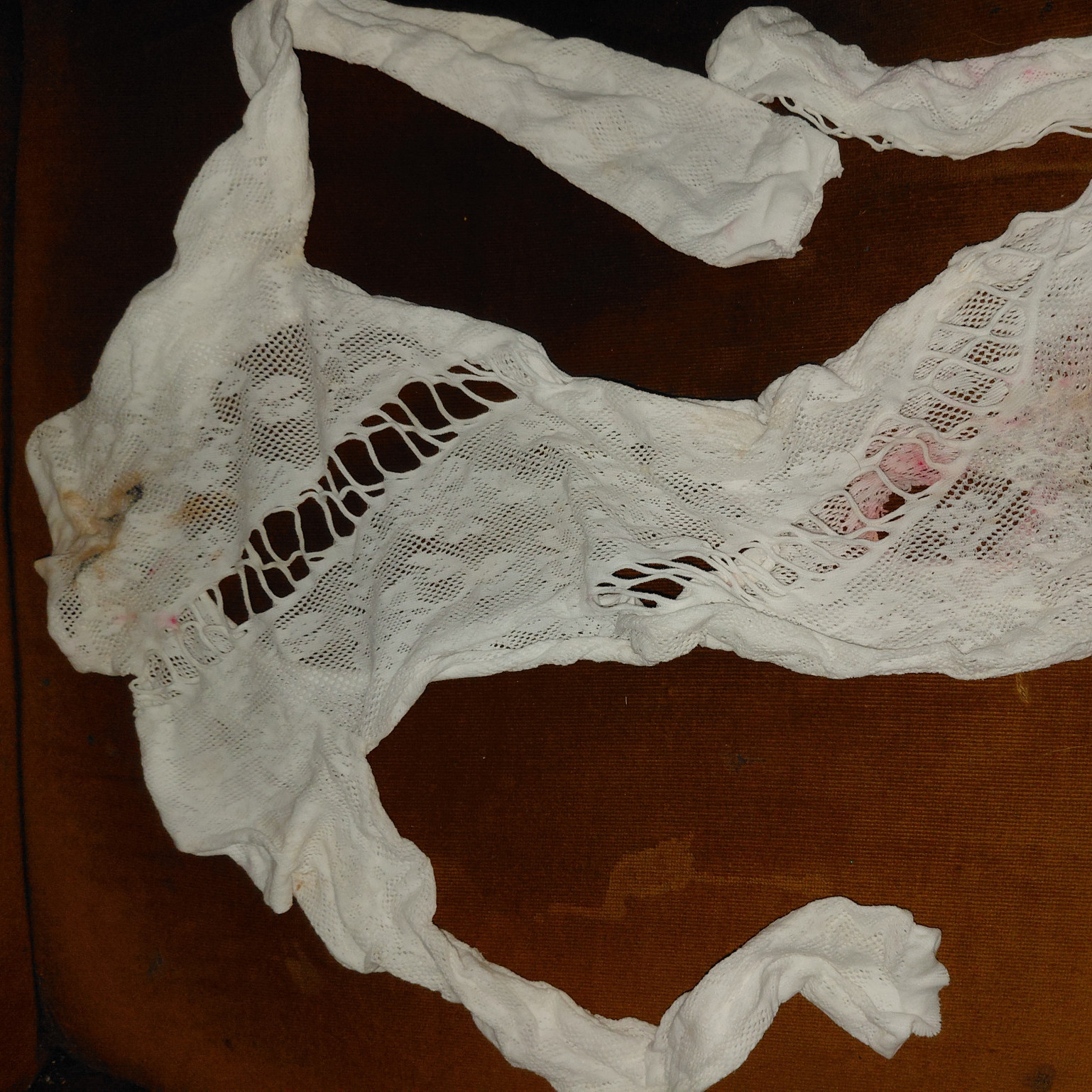 A beautiful white fullbody mesh bodysuit