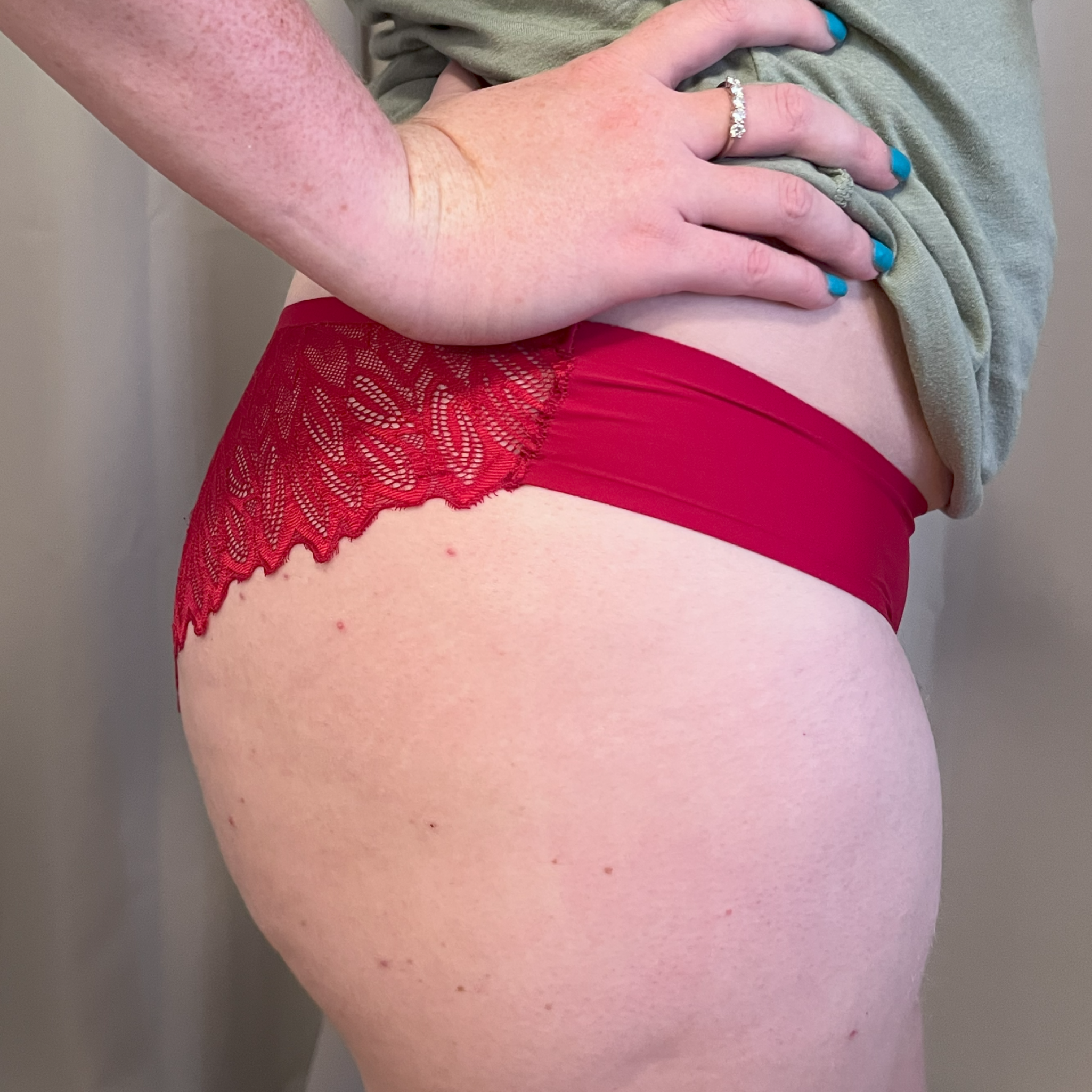 Cheeky Worn Dirty MILF Redhead Panties