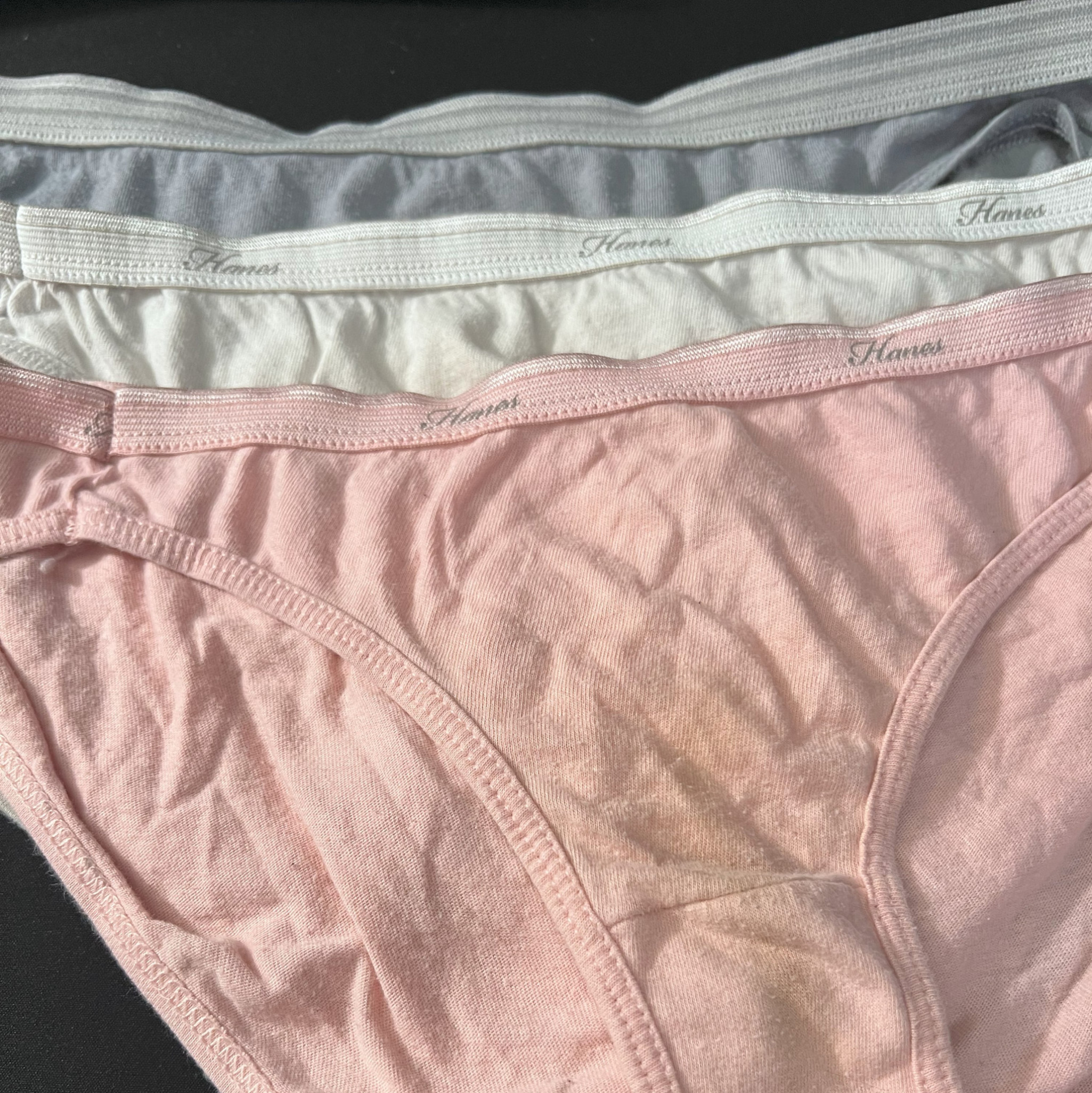 Cotton well worn MILF Redhead Panties