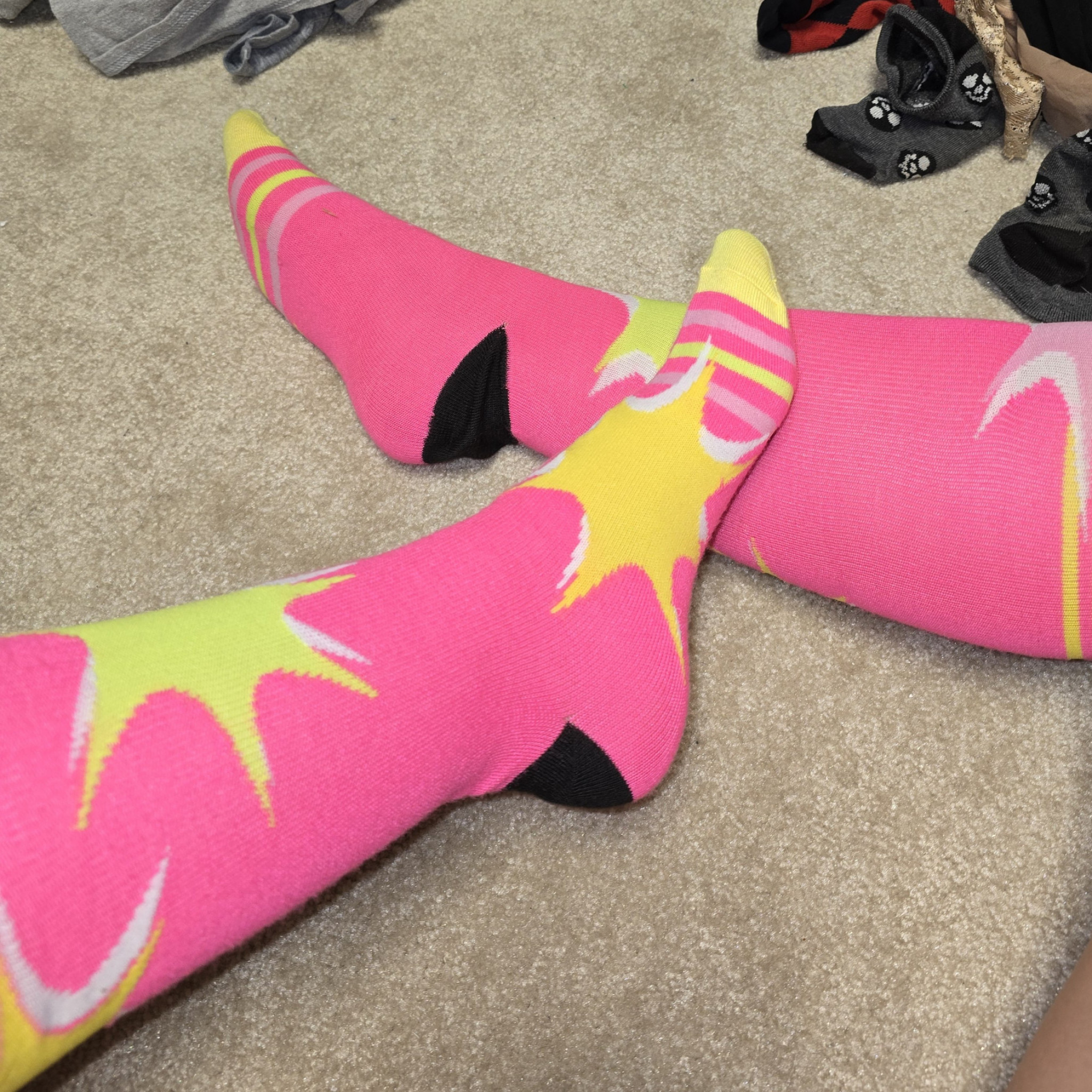 Pink Knee High Socks