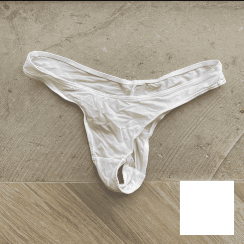 White Thong And Cum Vid