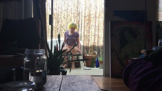 Suction Cup Cock on Sliding Glass Door AngelJanel