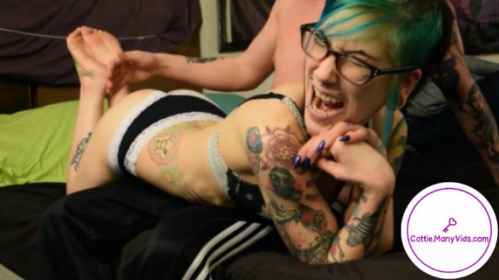 Hand and Wooden Paddle Spanking