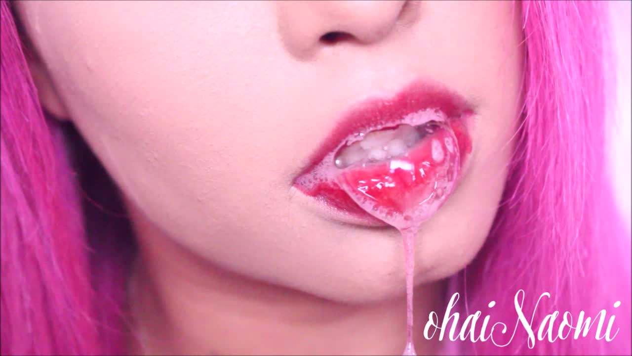 Slow Motion Spit Bubbles